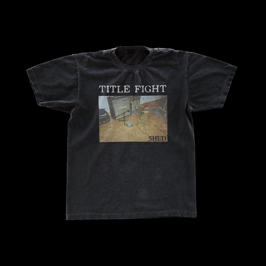 Title FighT Shirt Hardcore Punk Graphic Tee Heavyweight Vintage Fit