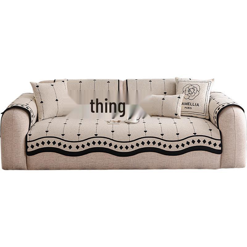 French Retro Irregular Non-Slip Sofa Cushion - All-Season Universal 2025 Cover