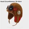 Cold Proof Pilot Hat Cute Cartoon Warm Hat Fashion Ear Protection Cap  Winter