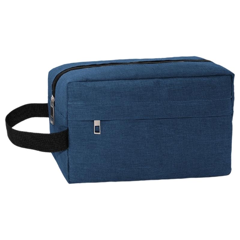 Large Thickened Water Resistant Fabric Cosmetic Organizers Pouches For Travel Toiletries Camera Digital Accessories Storage