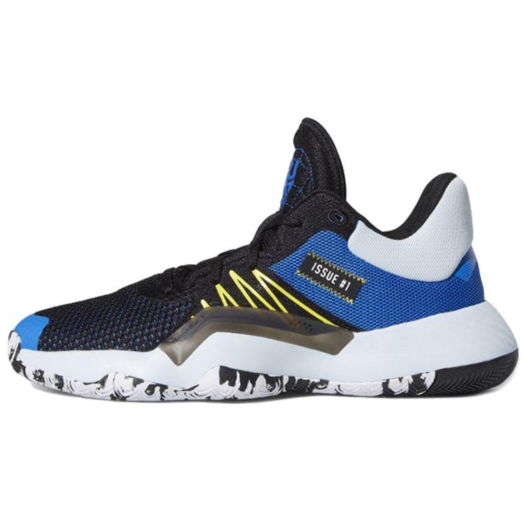 

Адидас ДОН. Выпуск #1 Мужские кроссовки Glory Blue Core-Black Shock-Yellow EF9908