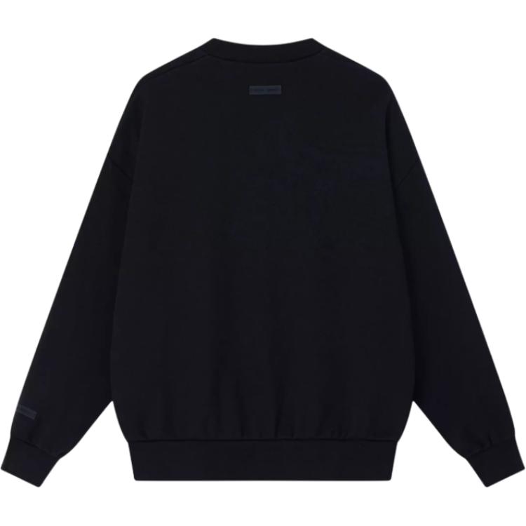 Fear of God Essentials Classic Crewneck Sweatshirt Vintage Black Men Tops 192AS252042F