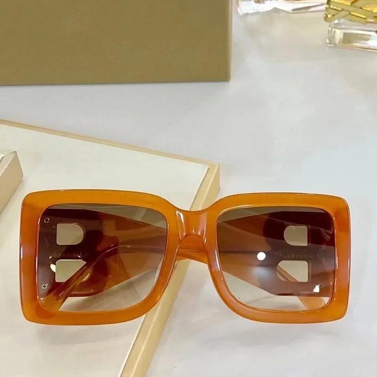 The Letter "B"  Large Framed Sunglasses Women's Square Personalized Sunglasses Trendy Retro Glasses & Accessories