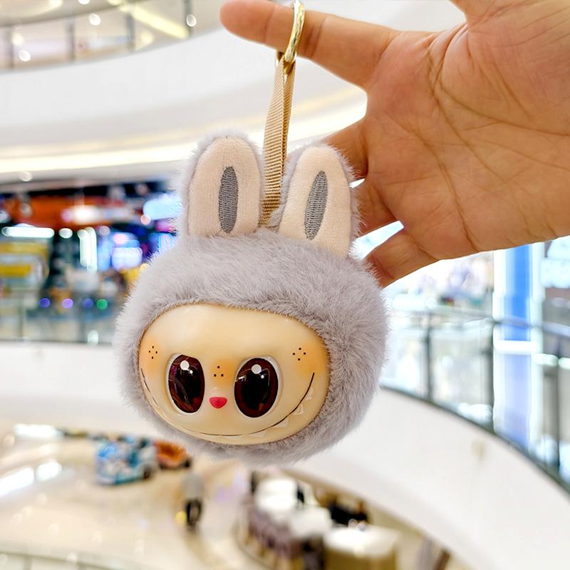 1Pc Labubu Pendant Collectible Toy Plush Internet Celebrity Plush Pendant Cute PP Cotton