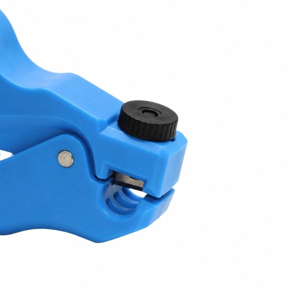 Spring Assisted Mini Wire Stripper One-Handed Cable Stripper for Cat5e-Cat8 Network Cable