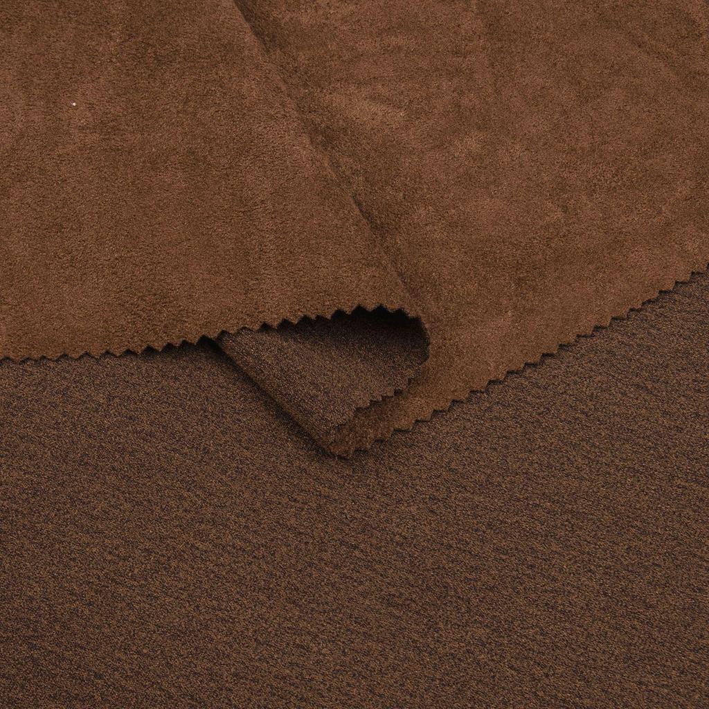 Mongolian Velvet Suede Flock Fabric for Clothing, Bags, Shoes, Sofa Cushions