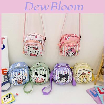 Sanrio Hello Kitty Kuromi Cinnamoroll My Melody Cartoon Kids Shoulder Bag For Toddler Daily Use