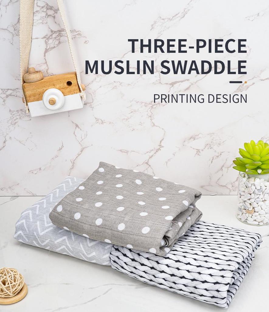Kangobaby Nyfödd Muslin Inslagning & Badhandduk Filt