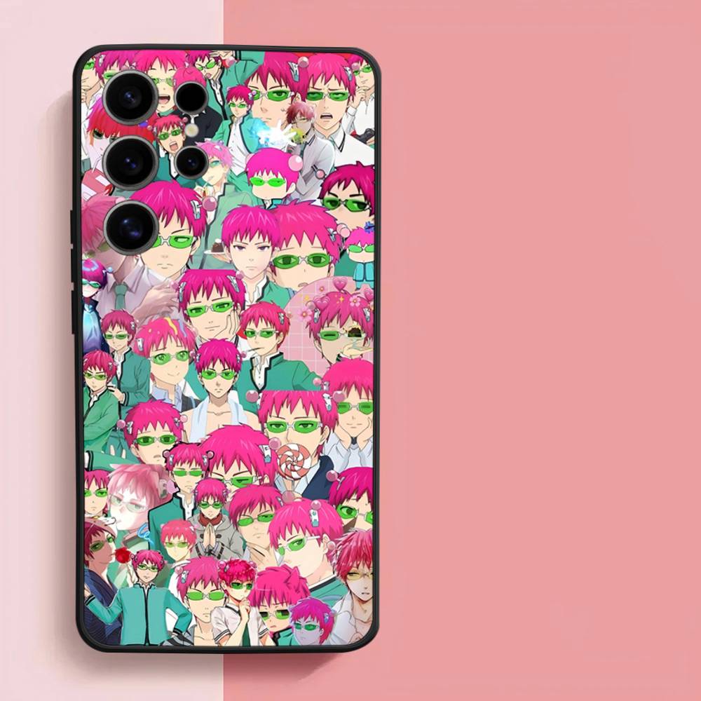 The D-Disastrous Life Of Saiki K Case For Samsung Galaxy Case S25 S23 S22 S21 S30 S20 S10 Ultra Plus FE TPU Soft Cover