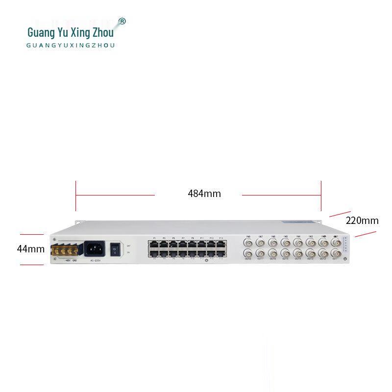 GY-32P8E14GE Multi-service Optical Transceiver