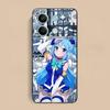 Konosuba Aqua Matte TPU Mobile Phone Case for Xiaomi Redmi 15 14 13 12 A5 3 2 1 C Plus 4G 5G Colorful Printing Cover
