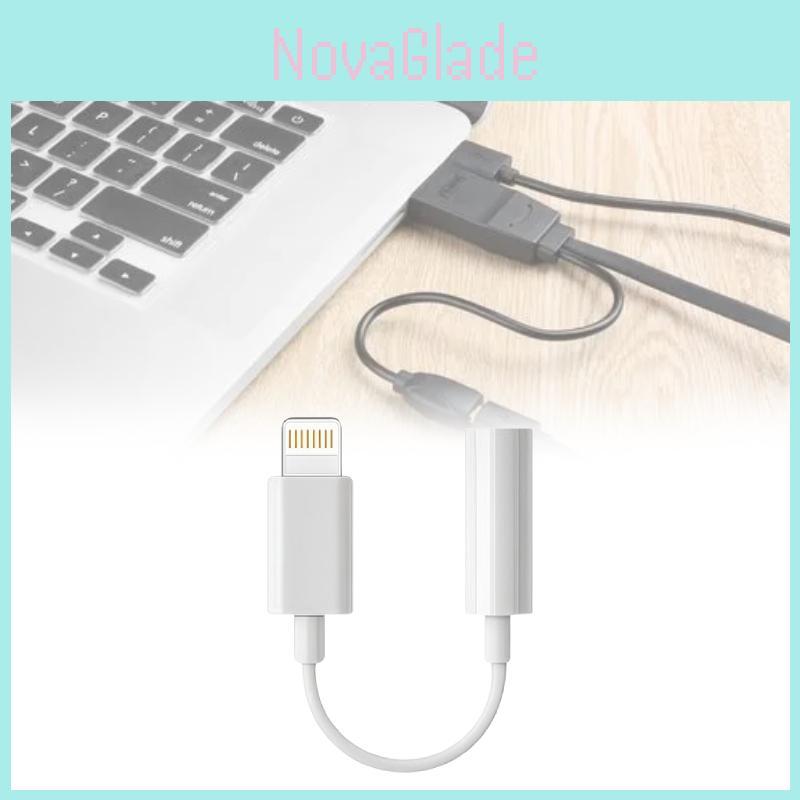 Apple Lightning To 3.5mm Headphone Adapter With Sound Card For Live Streaming