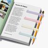 Portable Smart Bookmark Soft with Pen Slot Silicone Bookmark Automatically Follows Page Flipping Notebook Page Divider