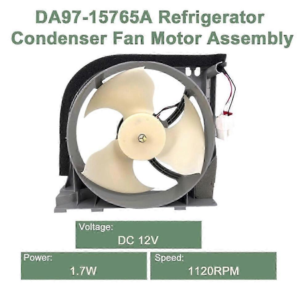 DA97-15765A DA31-00340A Refrigerator Condenser Fan Motor Assembly for Samsung DA97-12842A, DA31-0027