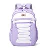 School bag contrasting color casual high value junior high school students lightweight versatile large capacity backpack batch