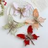 Sequins Artificial Butterfly Clip Simulated Christmas Tree Decoration  Home Party