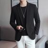 Mens Casual Suit Jacket Fashion Men Business Daily Wear Blazers Men Solid Color Slim Fit Jacket Wedding Suit Korean Coat M-6Xl