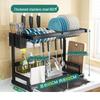 Miflame 85cm Stainless Steel Sink Storage Rack