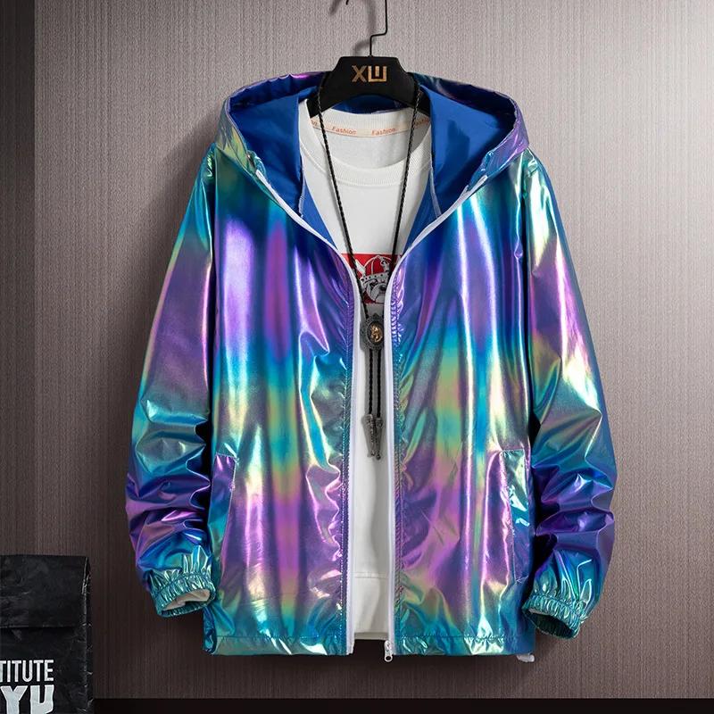 Summer Jacket Women White Pl Size Loose Thin Couple Hooded Spring Autumn Blue Waterproof Cargo Coats