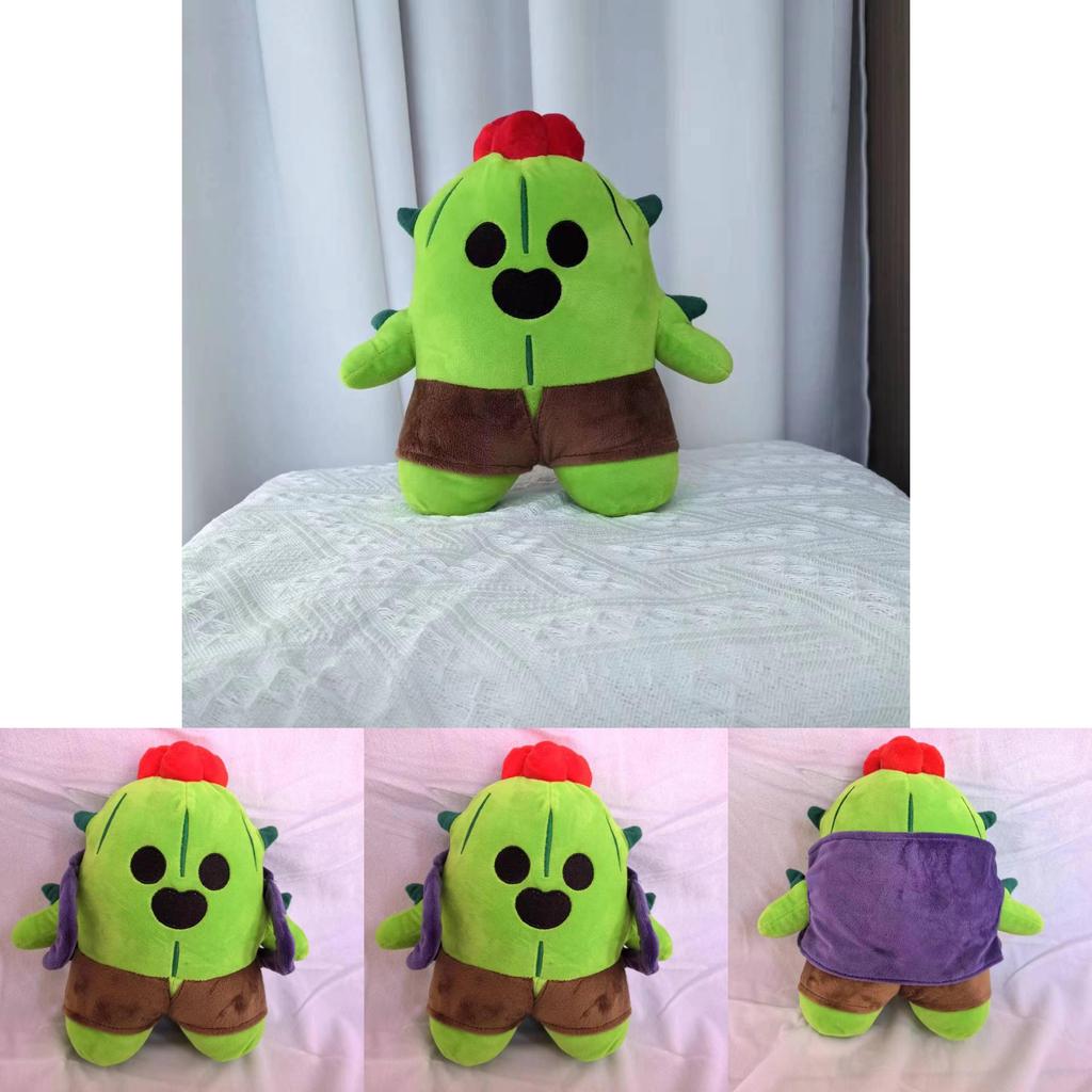 Mignon Cartoon Peluche Sauvage à Pointes Poupée Léon Héros Cactus Peluche Transfrontalière