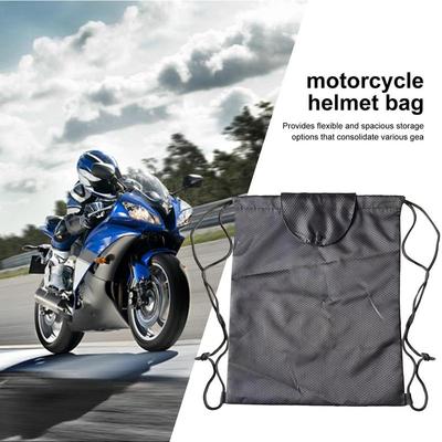 Motorcycle Helmet Bag Helmet Carrying Bag With Drawstring Waterproof Basketball Organizer Safety Hard Hat Backpack For Travel