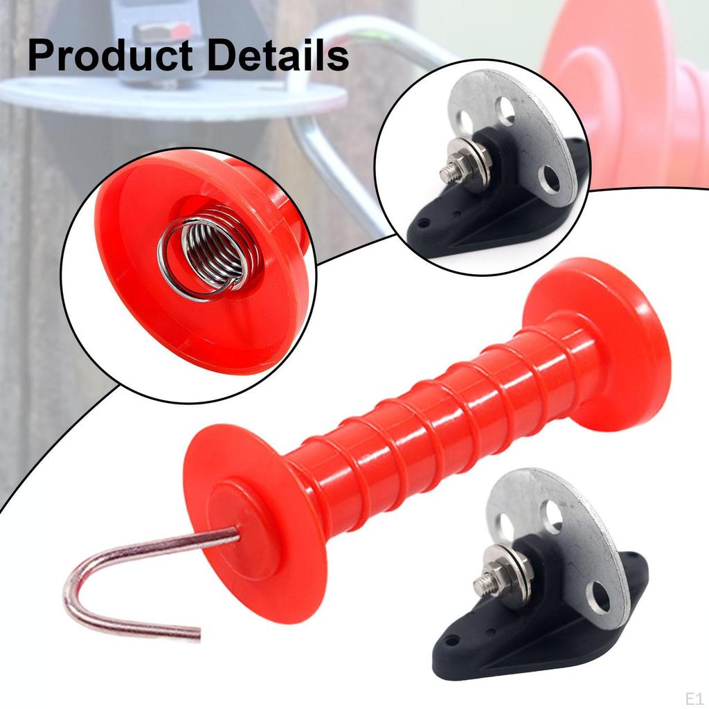 Electric Fence Gate Handle Insulated Handles with Spring, for Farm Supply