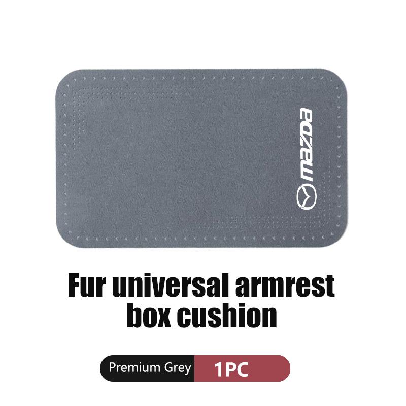 

For Mazda Suede Car Anti Slip Center Console Arm Rest Mat Seat Box Cover 6 3 5 2 CX5 CX7 323 CX9 MX3 Demio Axela Atenza