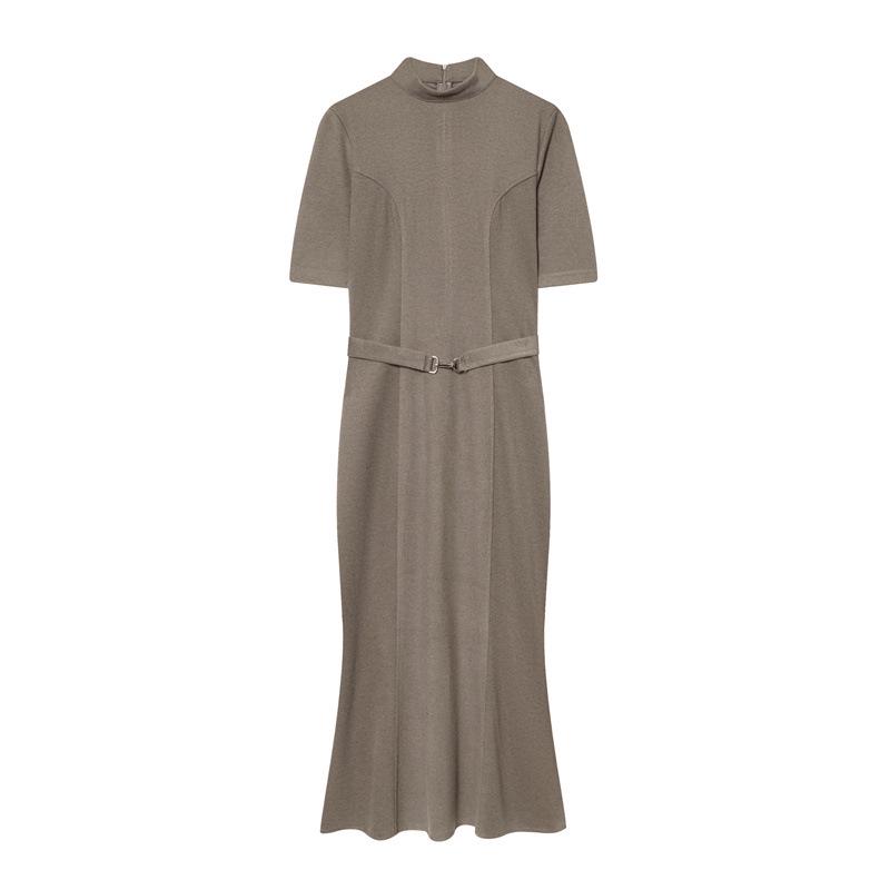2025 Autumn Women s Versatile Slimming Casual Dress - Design Sense Niche Large серый