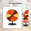 Farbiges Drehendes Preisrad Desktop-Tombola-Dreher mit Ständer Abwischbarer Stift Editierbar Wiederverwendbar
