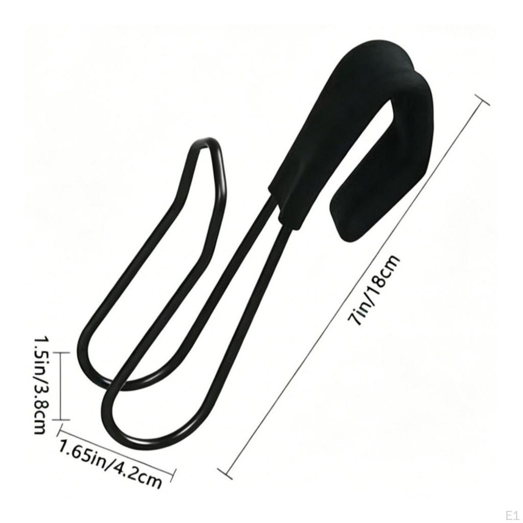 Portable Golf Ball Clip Metal Wire Frame Clipputting Holder Padded Grip