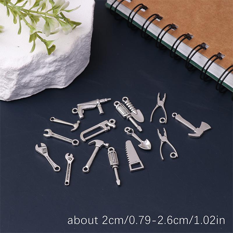1/6 1/12 Dollhouse Miniature metal Repair Tools Wrench mini Hammer Scissors for Doll House accessories Decoration