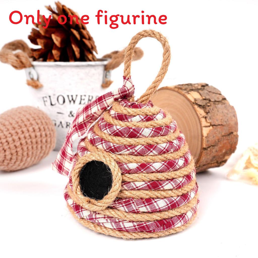 Bee Skep Home Decor With Braided Jute Rope For Themed Party Venues And Wall Art