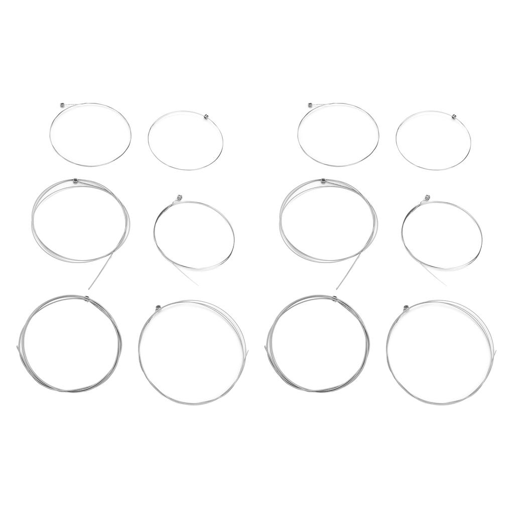 2 Satz Gitarrensaiten Ersatz Metall für E203 E-Gitarre Saiteninstrument Zubehör