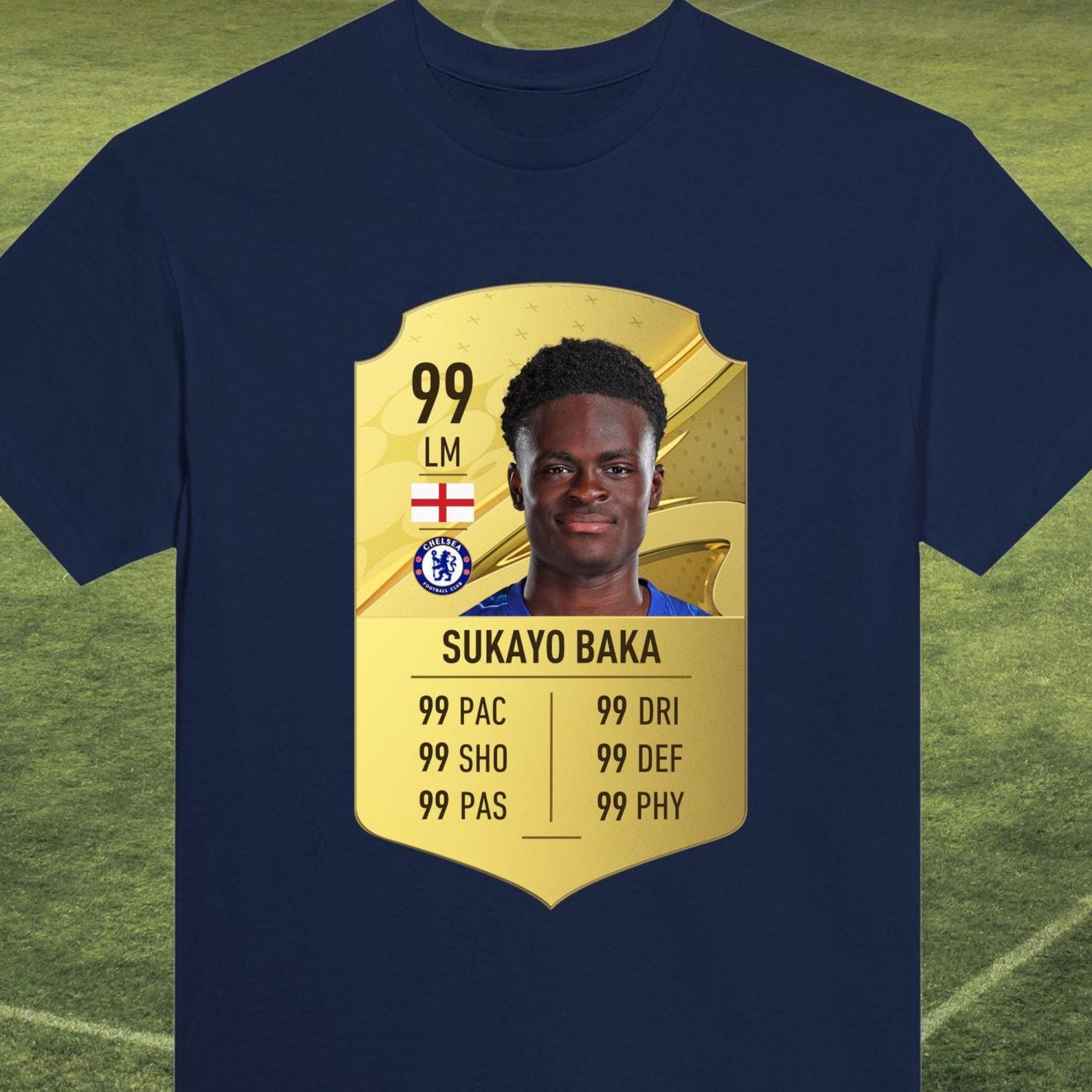 Sukayo Baka T-Shirt: Chelsea Fan, Funny Football Meme S