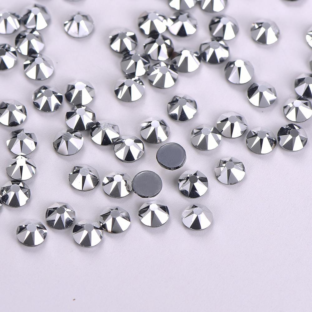 Strass Sewing Fabric Crystal Garment Hotfix Diamond Rhinestone Small Clear Flatback 70 Colors AB 8 Big and 8 Glass