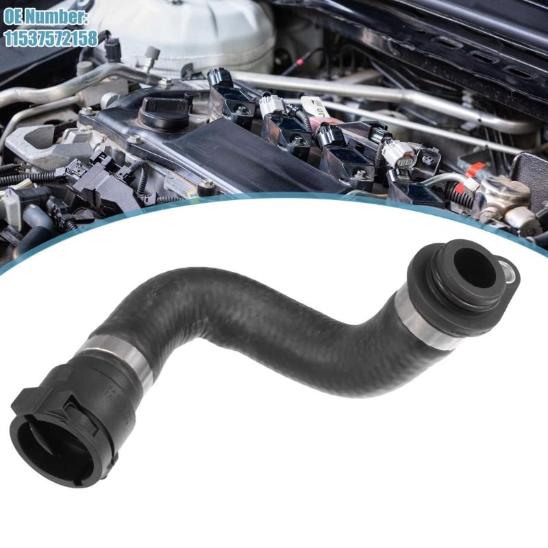 Cooling System Water Hose Pipe 11537572158 for E81 E83 E87 E88 E90 116i 118i Radiator Coolant Heater Hose Replacement