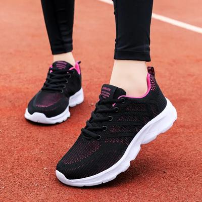 Woman Sneakers Casual Shoes 2025 New Breathable Walking Mesh Lace Up Flat Vulcanized Shoes Women Tenis Running Shoes for Women