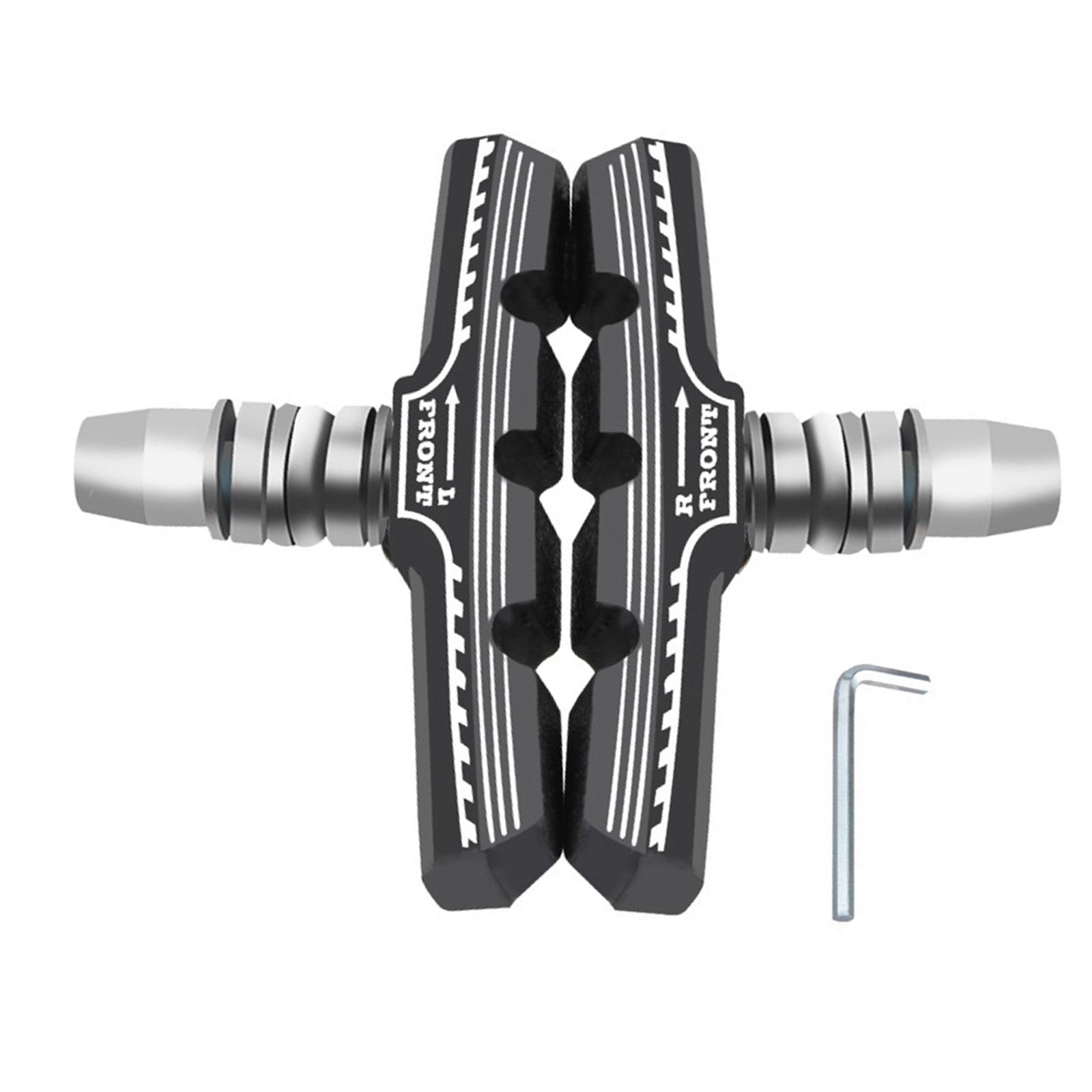 

Комплект тормозных колодок V-Brake для велосипедов, 1 пара, тормозные колодки с шестигранной гайкой и прокладками для переднего и заднего колеса горных велосипедов