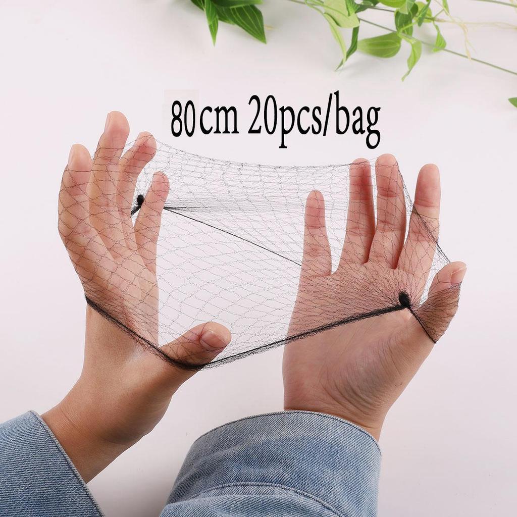 Nylon Hair Net Star Dance Recital Buns / Hair Extension Weaving Cap Hairnets