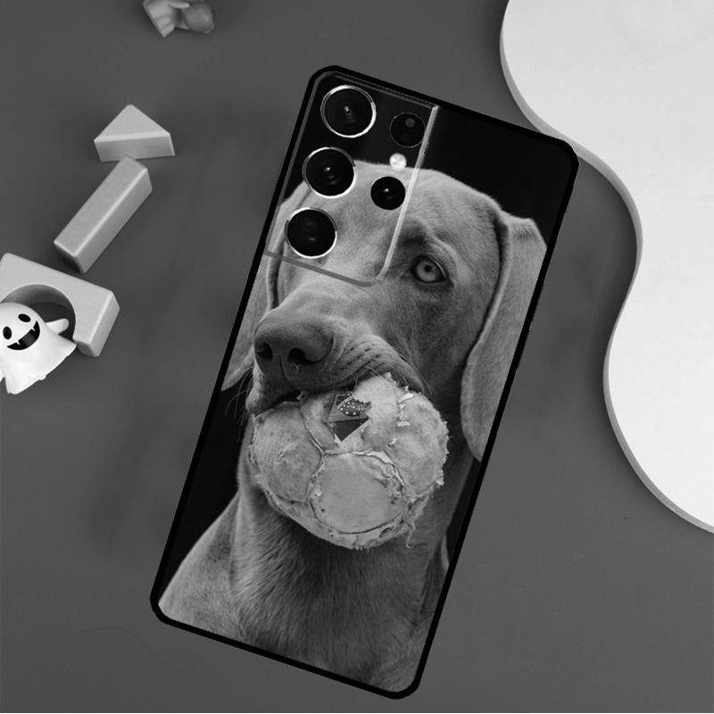 

Weimaraner Dog Phone Case For Samsung Galaxy S24 Ultra S25 Ultra S9 S10 S20 S21 S22 S23 Plus S24 FE Cover Galaxy S10