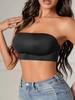 Reggiseno da donna senza spalline senza imbottitura senza cuciture con bottoni frontali intimo comodo e liscio
