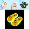 Cute And Comfy Smiley Led Slippers For Kids Non-slip And Wear-resistant