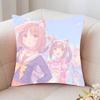 Nekopara GalGame Anime Pillow Case Fashion Square Pillowcase Bedroom Sofa Room Ins Decoration Leisure