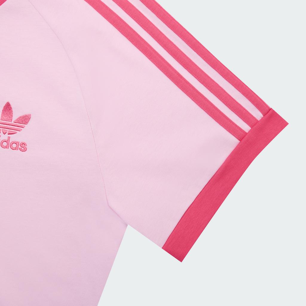 Adidas Originals SS25 Cali Fashion Comfortable Versatile Simple Short Sleeve T-Shirt Men Tops Clear-Pink Natural-Pink KR0292