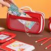 Bear 9 Layers Pencil Case Large Capacity Pen Organizer Pouch Trendy Pencil Storage Bag  Kids Gift