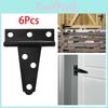 Strap Hinges Gate 6pack T Heavy Duty Shed Door Barn Hardware Hinges For Wooden Fences