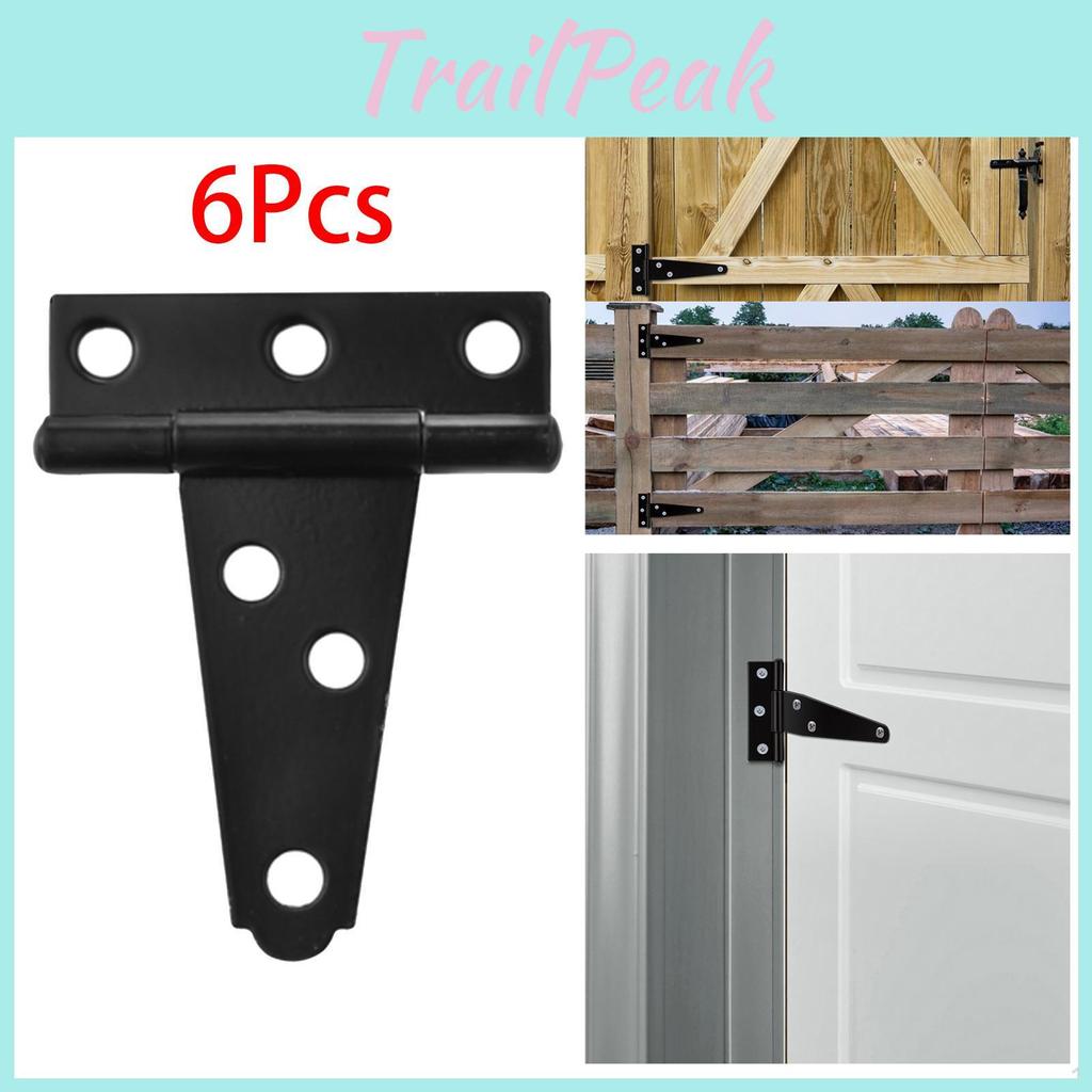Strap Hinges Gate 6pack T Heavy Duty Shed Door Barn Hardware Hinges For Wooden Fences