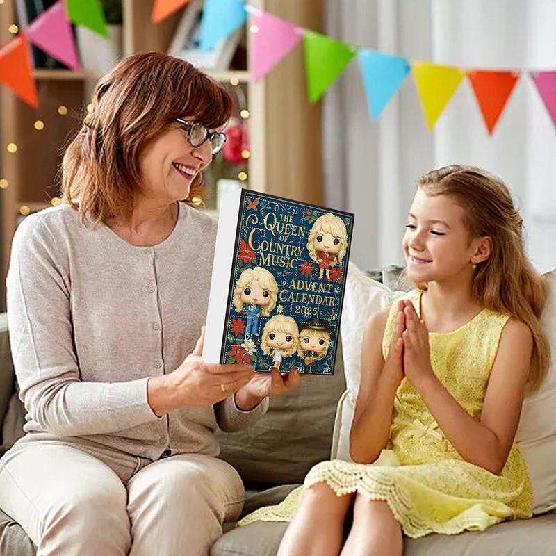 2025 Advent Calendar 24 Days Countdown Calendar With Iconic Musical Character Collectibles Halloween Advent Calendar Gifts