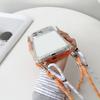 Four Corners Strap Cases For iPhone 17 Pro Max 11 12 13 14 15 16 Pro Crossbody Cord Lanyard Shockproof Clear Hard Plastic Cover