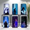 Billie B-BLUE Eilish Singer Phone Case For Samsung Galaxy A73,A72,A71,A70,A53,A52,A51,Others Soft Black Cover